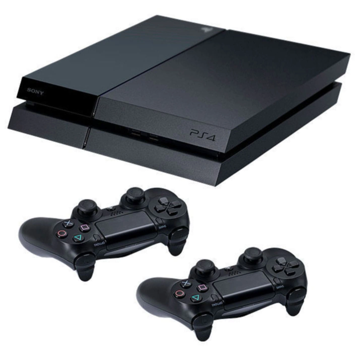 کنسول بازی سونی دو دسته مدل Playstation 4 Fat ظرفیت 500 گیگابایت + هدیه بازی